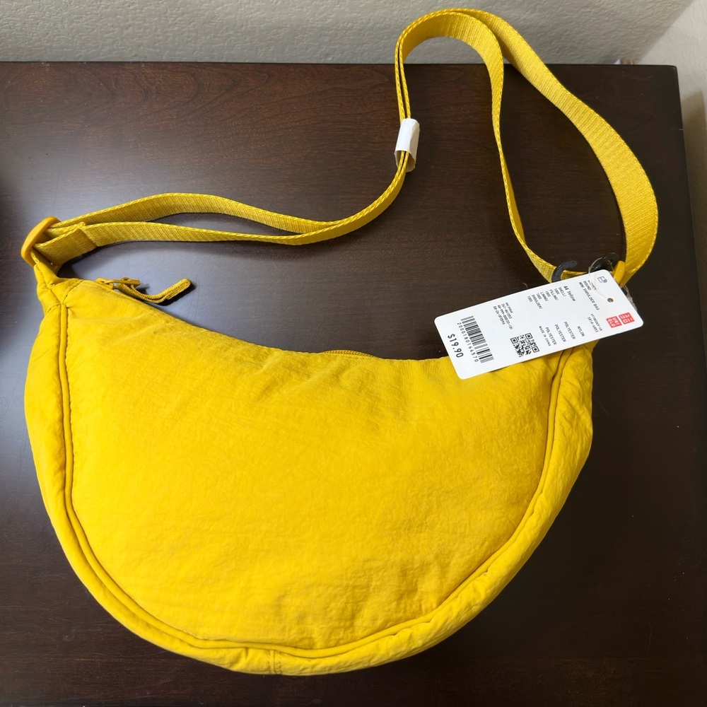 Yellow Uniqlo Mini Shoulder Bag